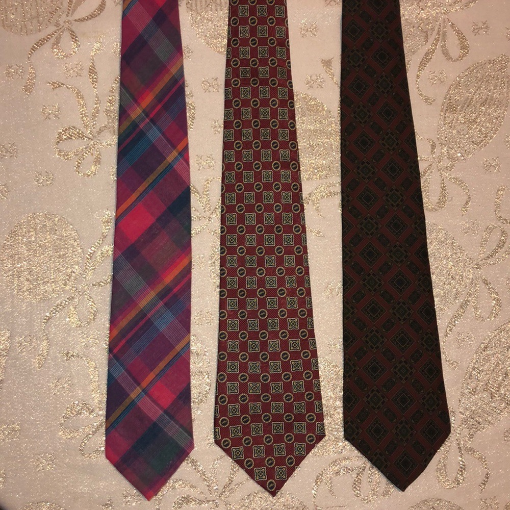 Three Tommy Hilfiger ties